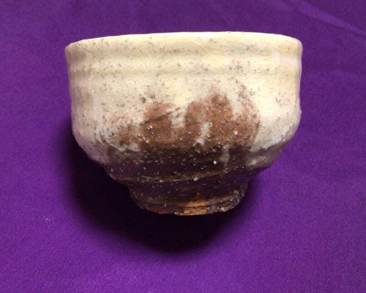 茶道具萩焼茶碗　長谷川清峰☆共箱☆おまけお猪口付き