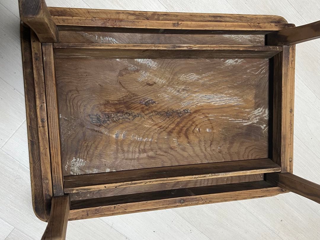 昭和24年７月に大工さんに作って頂いた、ちゃぶ台、77年前のもの。値下げ敢行