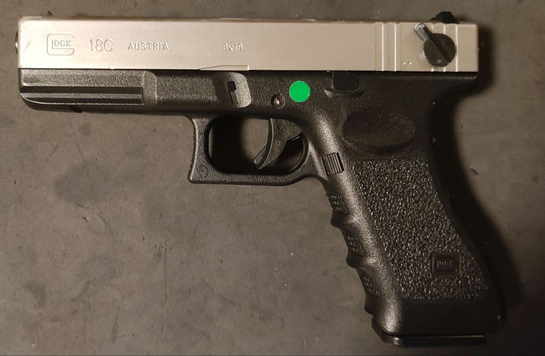 東京マルイ 電動ハンドガン G18C シルバースライド リポバッテリー仕様