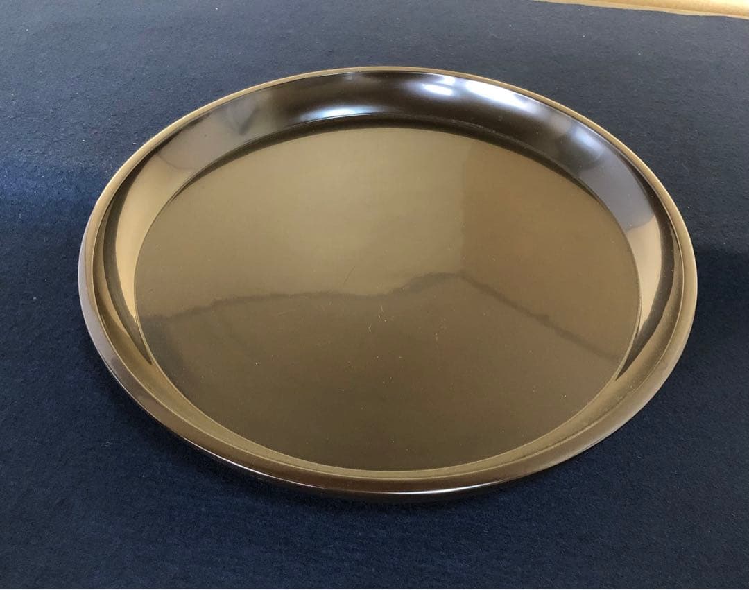 ❗️割引《R》茶道具 真塗 大円盆 木製漆器 元箱　251125え6