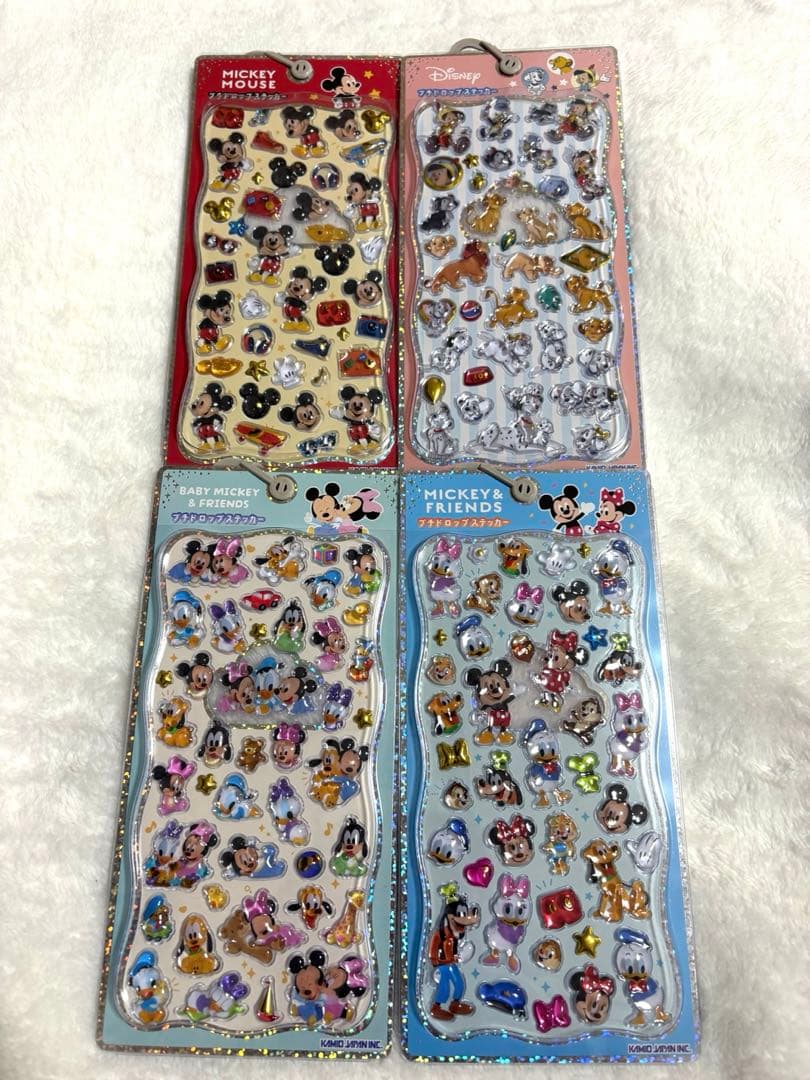 【34枚】ボンボンドロップシール 正規品 まとめ売り ディズニー　プチドロップ