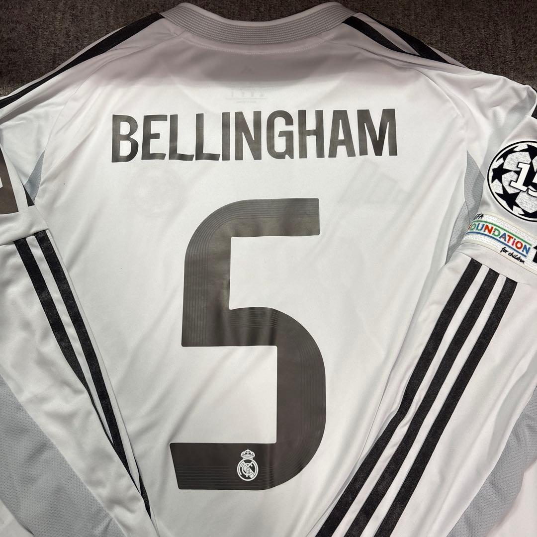 【正規品】25/26 レアルマドリード ホーム 長袖 ベリンガム