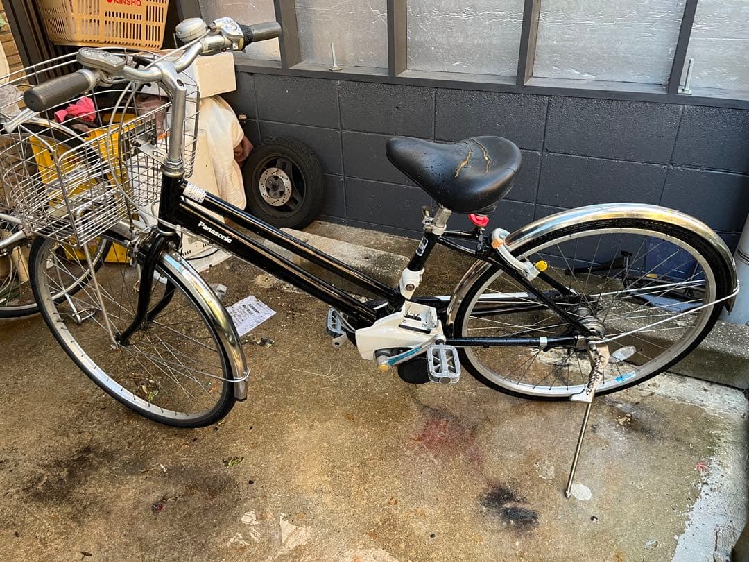 電動アシスト自転車 ブラック　Panasonic 関西限定　　配達可能。価格相談