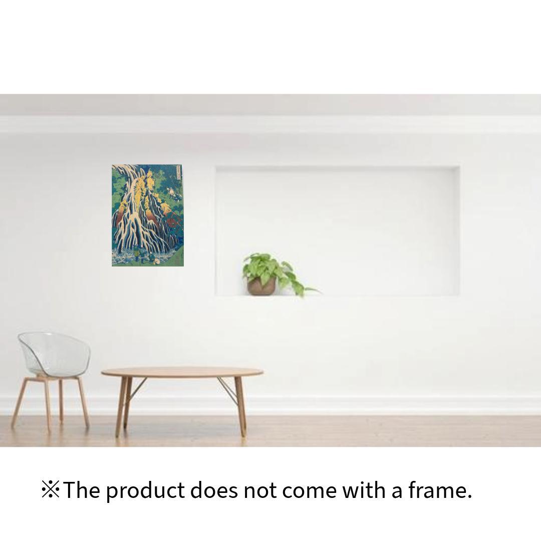 木製パネルアート 葛飾北斎 諸国瀧廻り (しょこくたきめぐり)