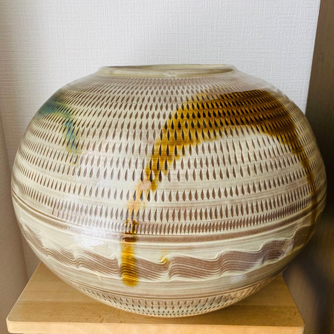 ⚫︎蔵出し　小石原焼　大花瓶　工芸品　　　　　　　　和ラ
