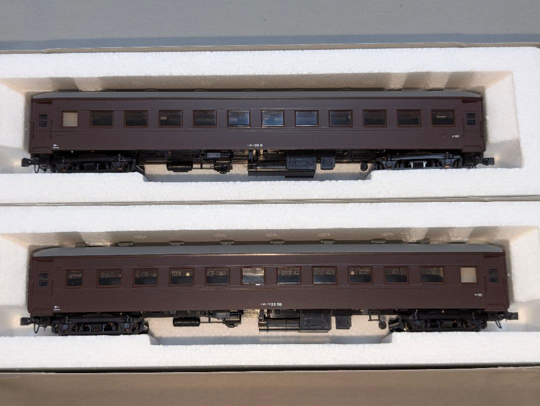 KATO　オハ35　オハフ33 (茶)　【1-512　1-514】　HOゲージ