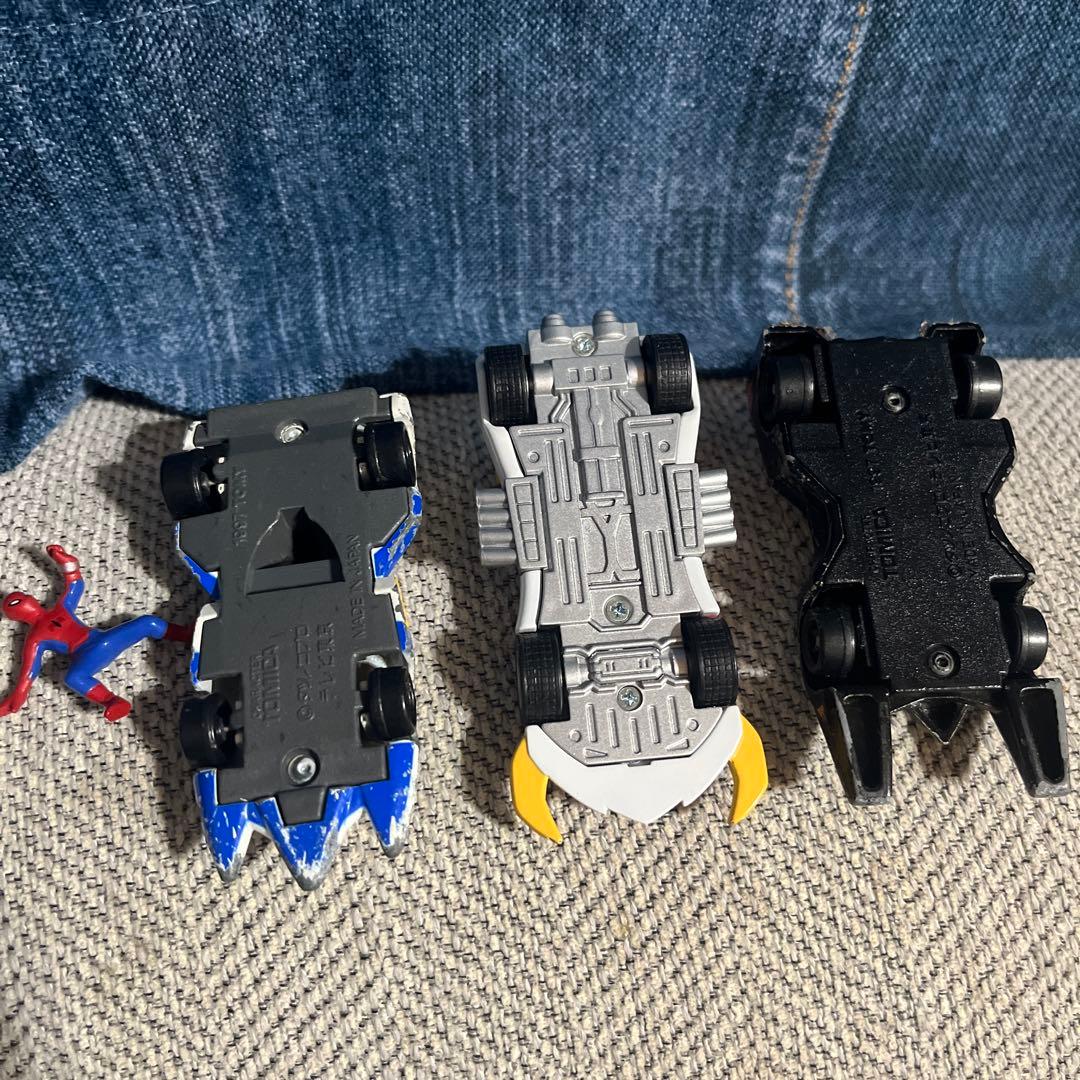レア✳︎スパイダーマン✳︎マッハGOGOGO✳︎ミニカー✳︎3個セット✳︎フィギュア