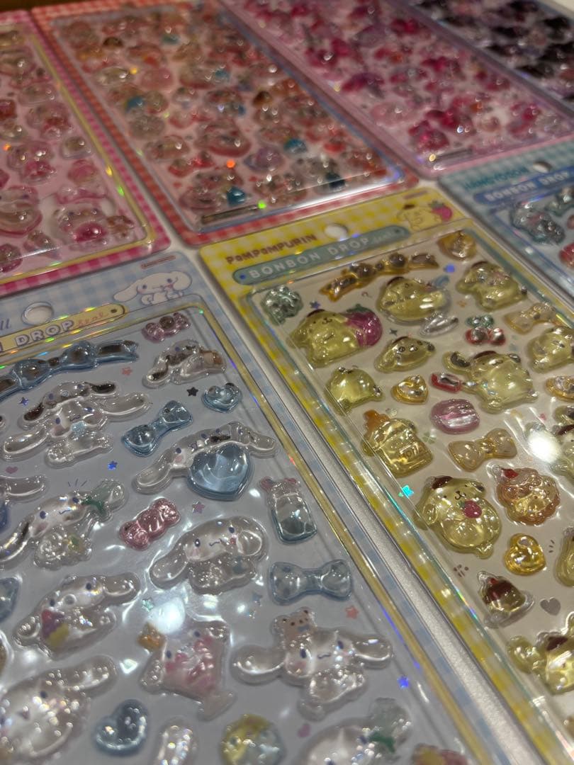 正規品 ボンボンドロップシール サンリオ ８種セット まとめ売り 第2弾