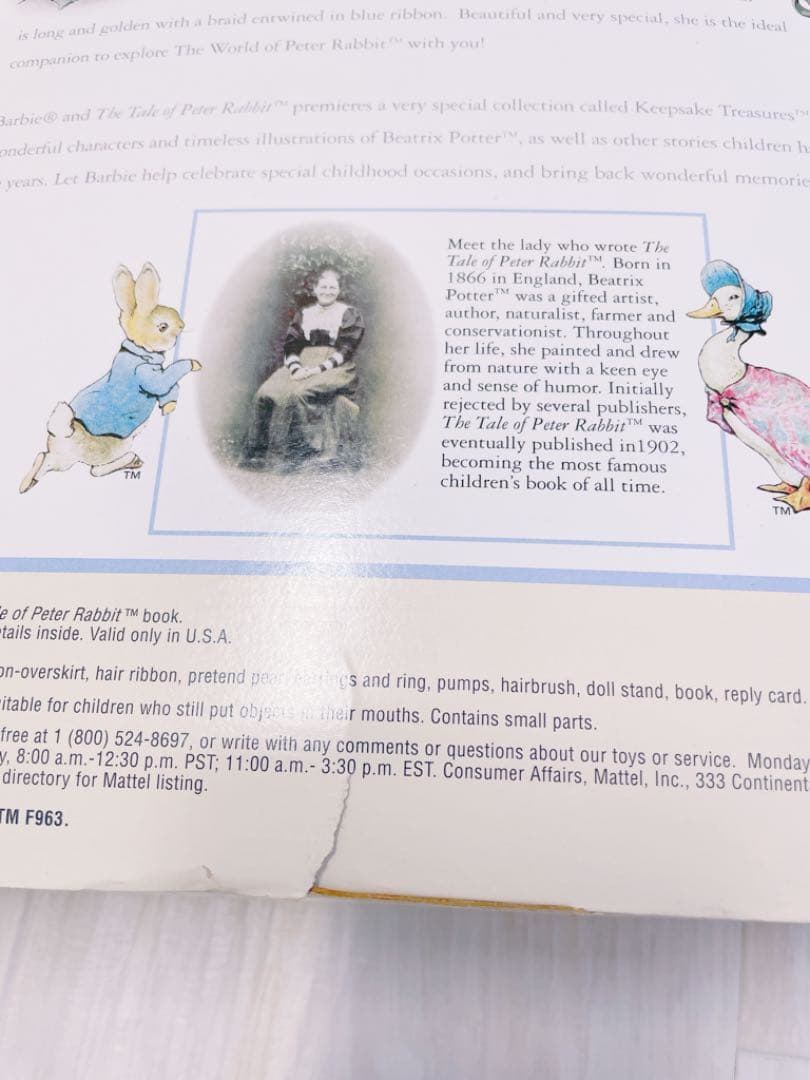 【未使用】バービー人形 Peter Rabbit