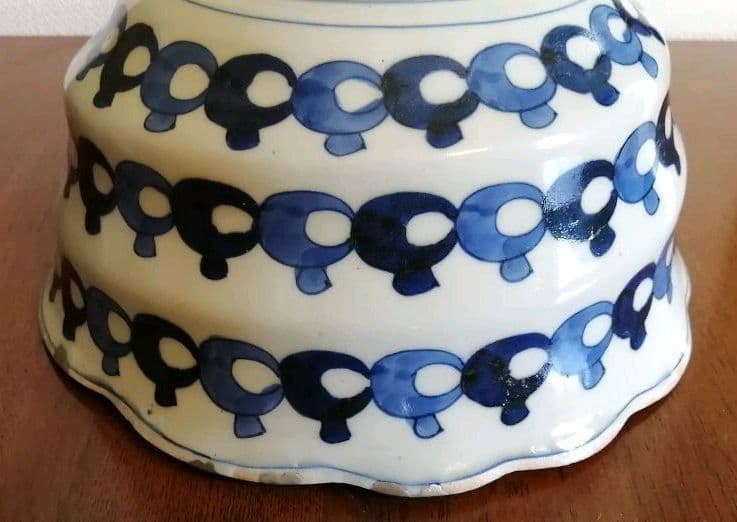 古伊万里②　青磁深鉢