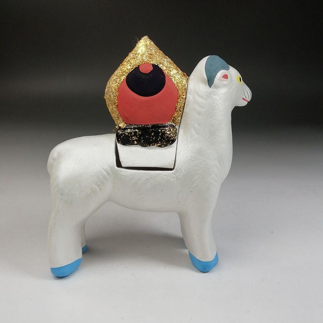 Ｗ９９　香合　『伏見人形』『六代目　丹喜 作』　共箱　茶道具