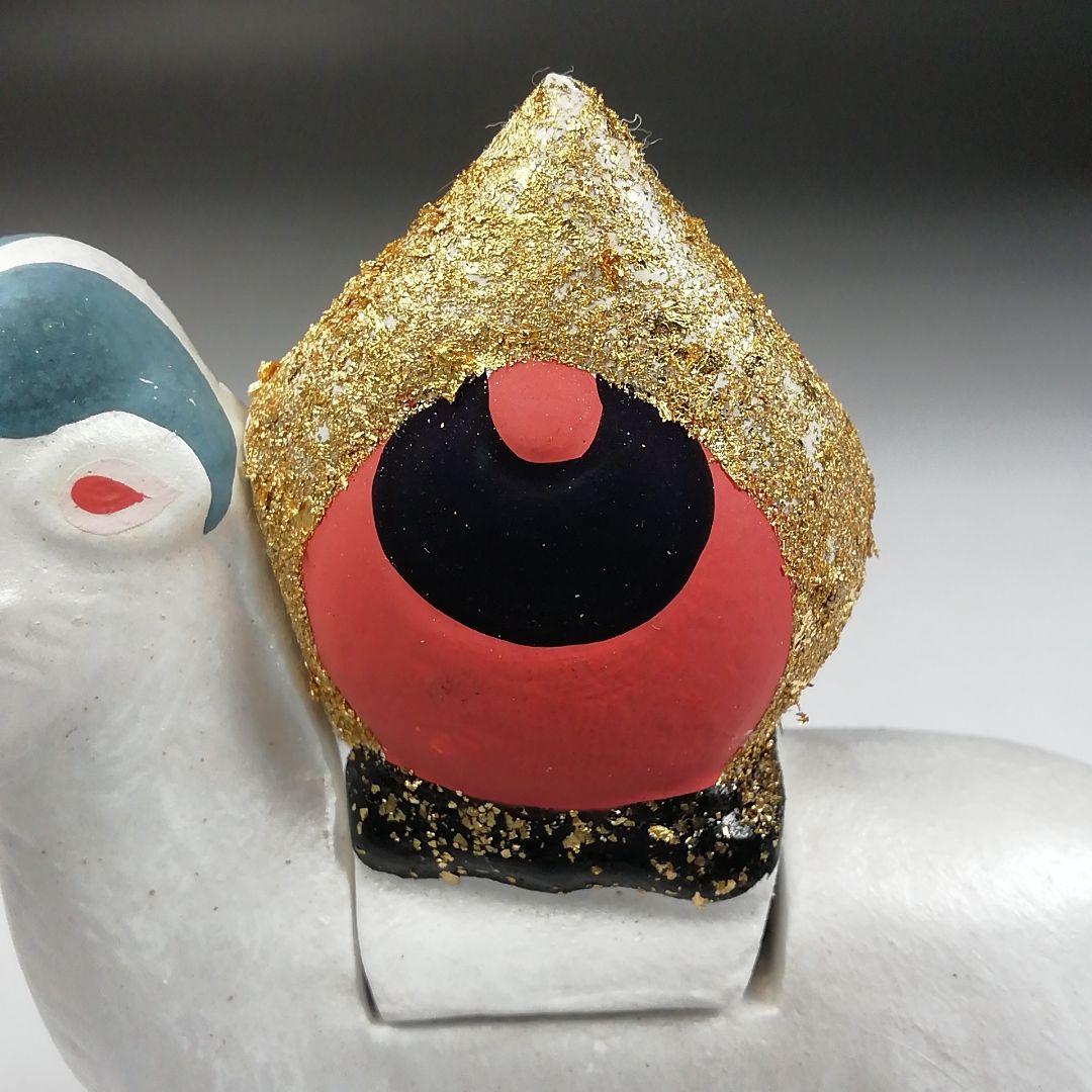 Ｗ９９　香合　『伏見人形』『六代目　丹喜 作』　共箱　茶道具