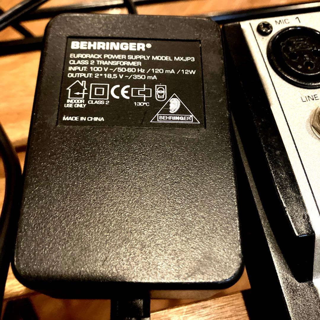 BEHRINGER MX602A ミキサー【純正アダプター付】