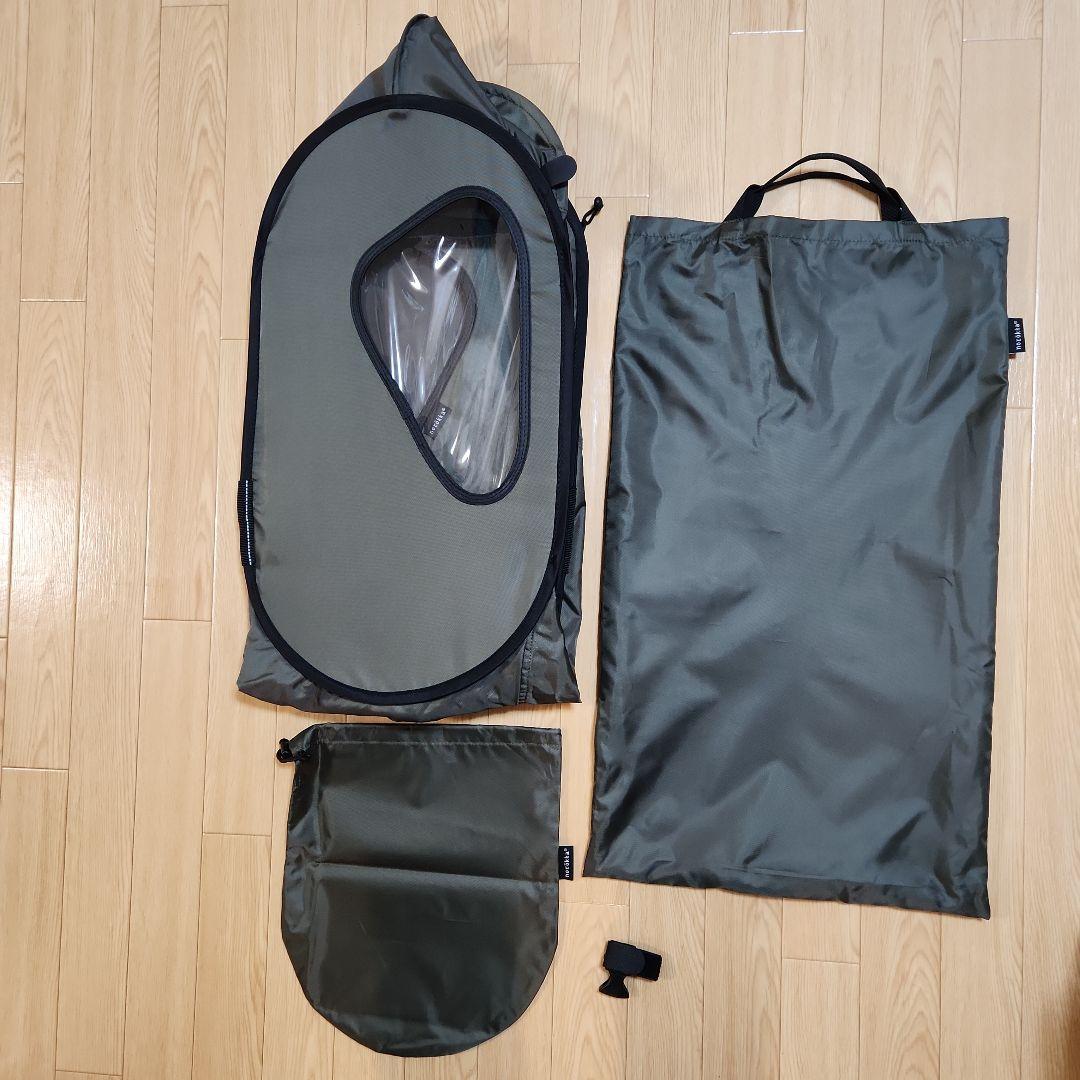 norokkaレインカバー　スタンダードモデル　後ろ用　オリーブ