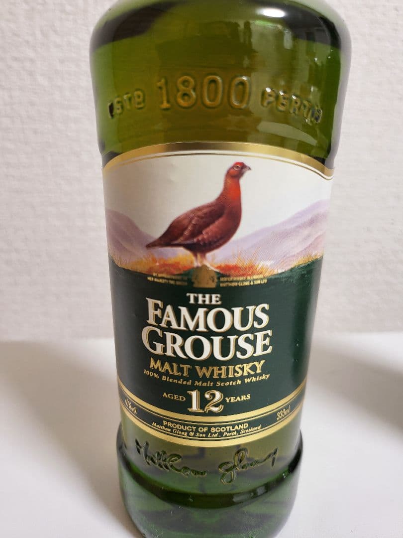 【箱付き 】ザ　フェイマスグラウス１８年＋１２年セット