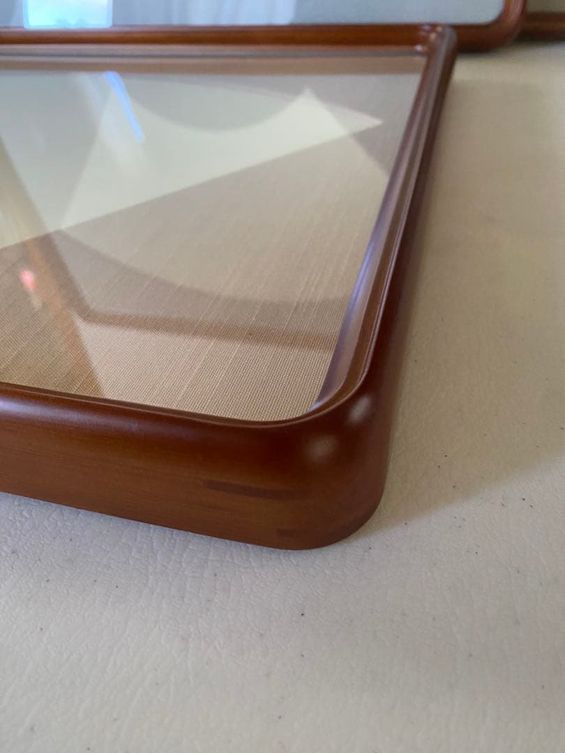 扇型　額縁　5枚　書道　扇面　木製額縁　和風　未使用　まとめ売り