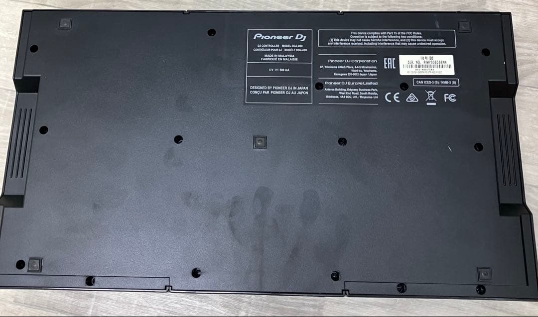 Pioneer DJ DDJ-400 DJコントローラー　動作未確認
