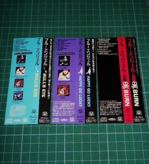 サイン入 CD3枚セット ブルーエンジェル BLUE ANGEL☆ロカビリー