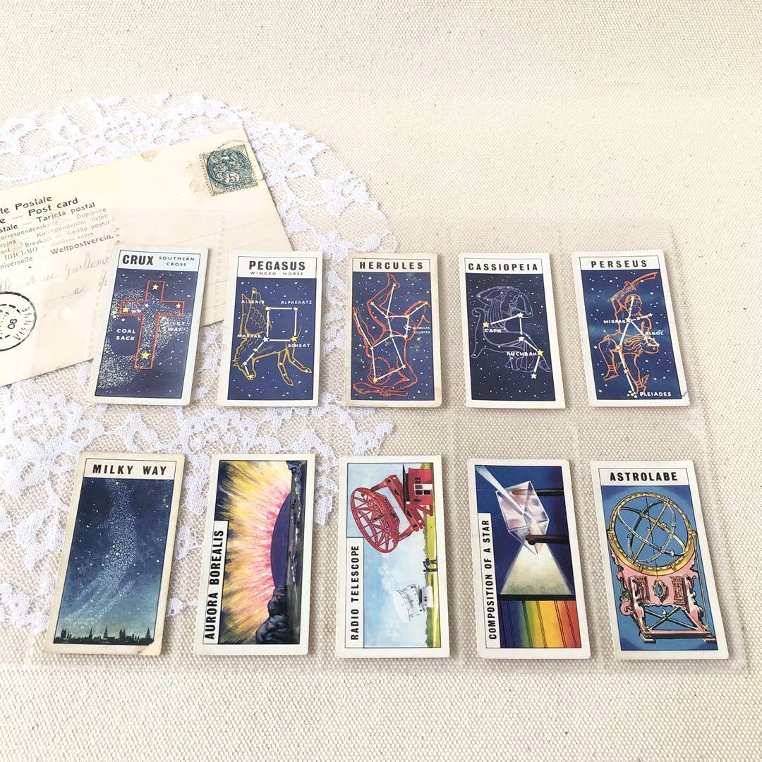 1958年 レア！ イギリス製 ティーカード 宇宙 全50枚