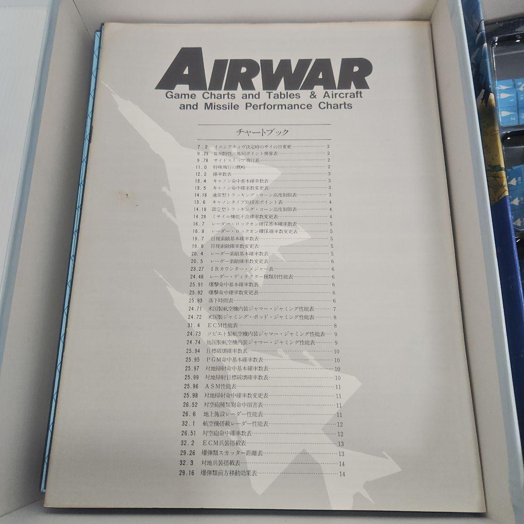 【古品レトロ　中身綺麗な品】AIR WAR アドベンチャーシミュレーションゲーム
