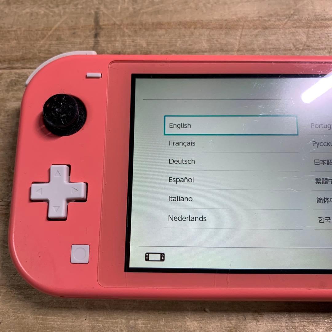 Nintendo Switch Switch lite 本体　ピンク　スティック