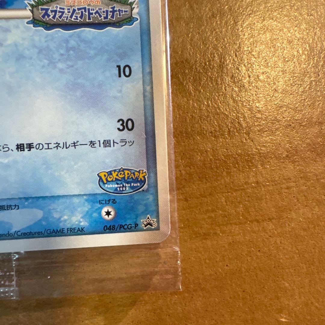 ポケモンカード　プロモ　ポケパークのミズゴロウ