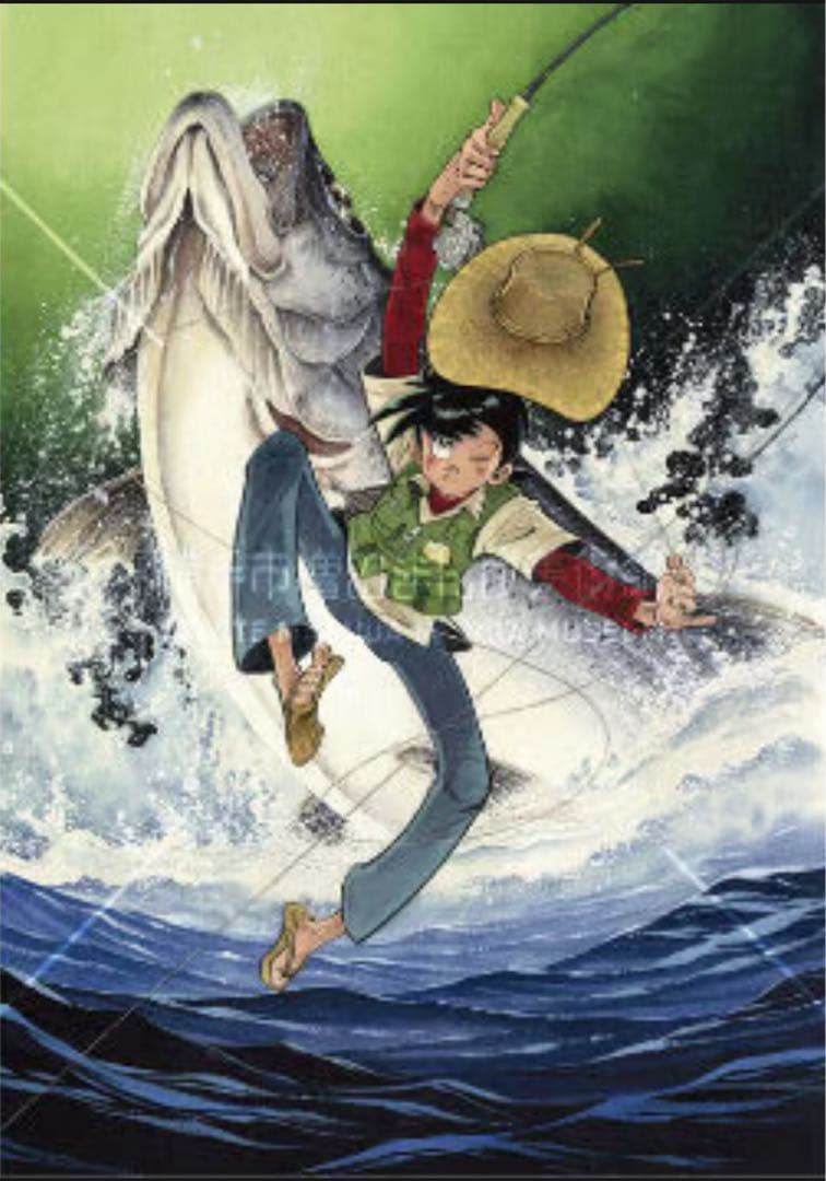 増田漫画美術館限定 釣りキチ三平 B2ポスター8種セット