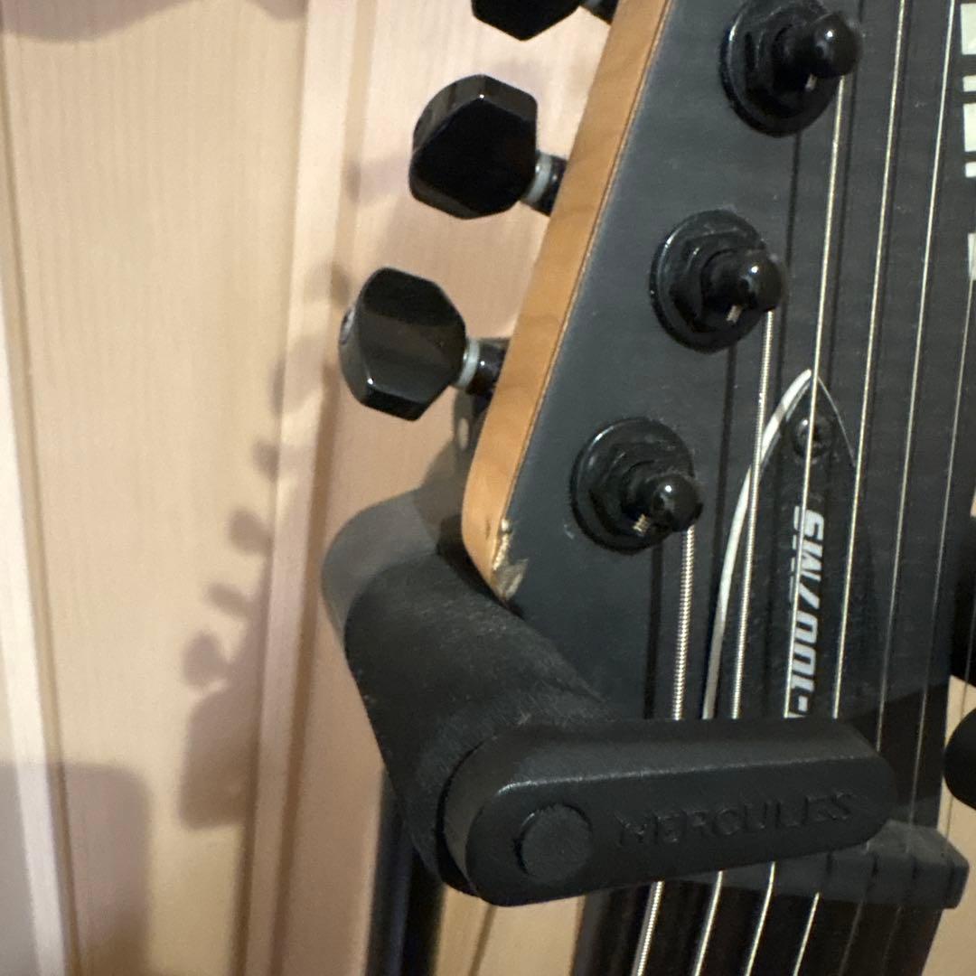 ギター M-1007 MULTI-SCALE See Thru Black Satin