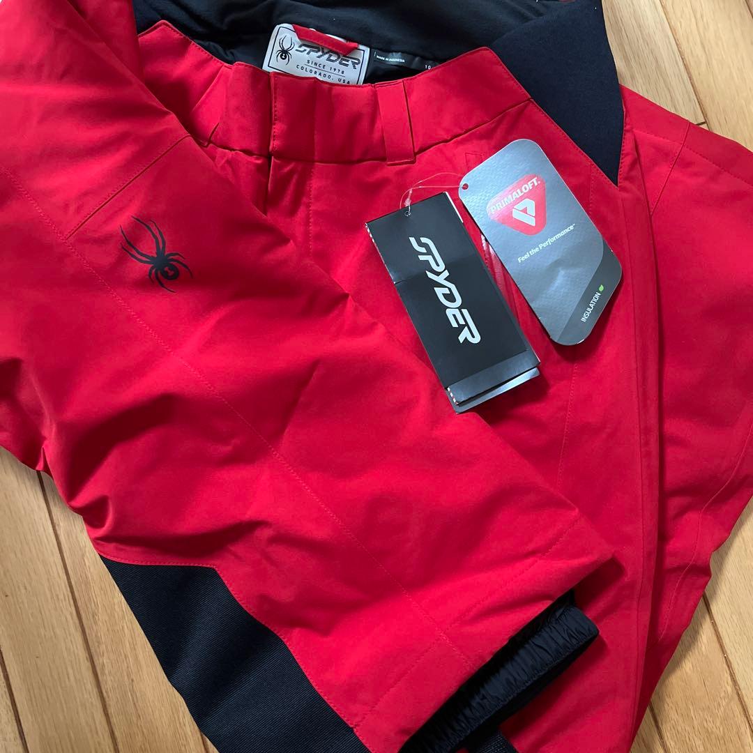 【新品タグ付き】SPYDR スパイダー レディース スキーパンツ赤15号