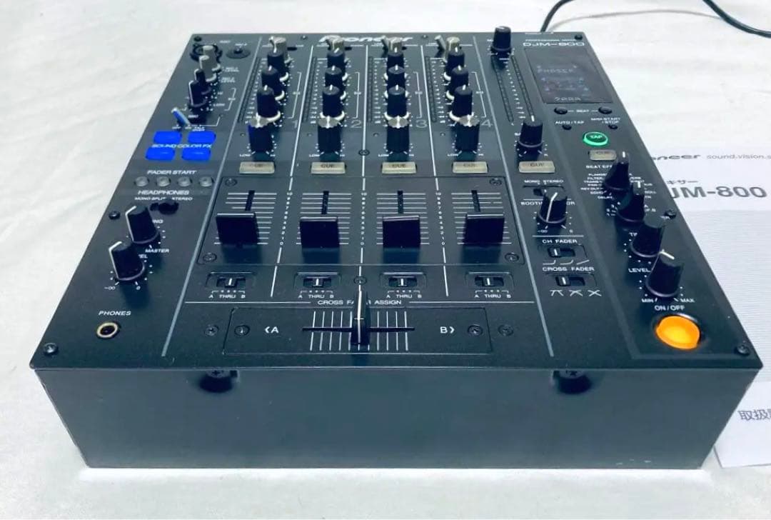 PIONEER DJM-800 フルメンテナンス済み　パネル&ノブ交換済み