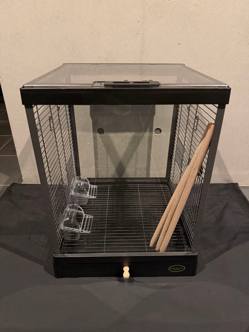 インコケージ　ミニマルランド バードパレス クリアスクリーン 40BK