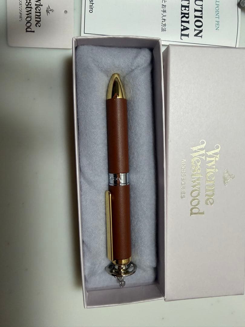 Vivienne Westwood ボールペン ブラウン