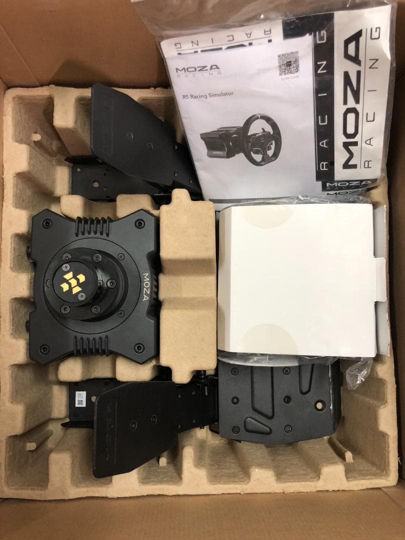MOZA R5 ハンドルセット ハンドブレーキ クラッチペダル シフター