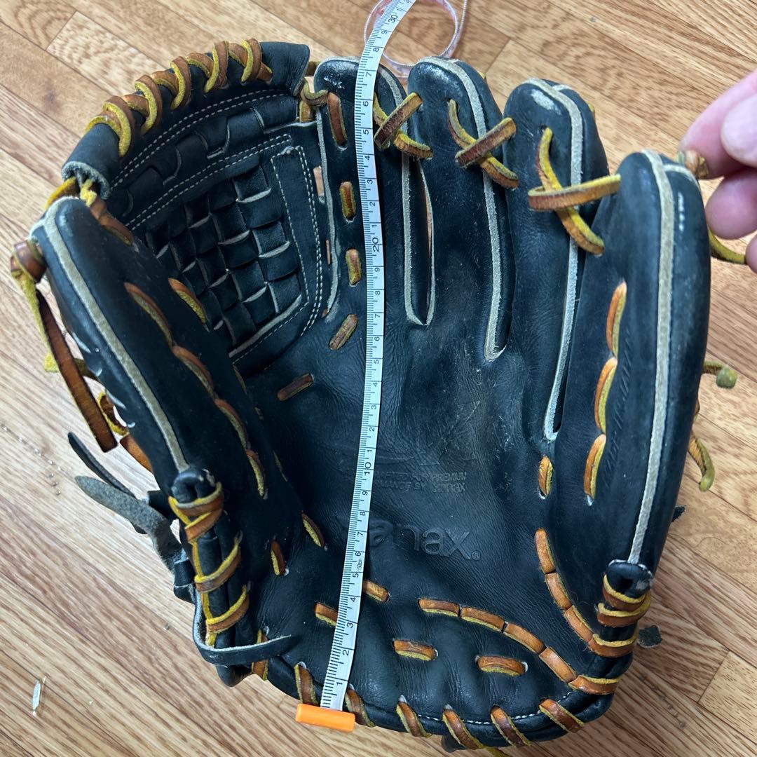 V*K様 【値下げ中】Xanax 硬式グローブ 黒 編み込みスタイル　中学生　内