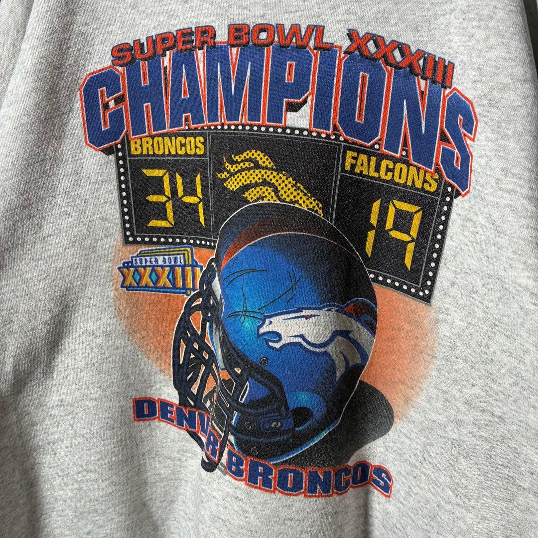 【90s USA製】LOGO7 DENVER BRONCOS スウェット