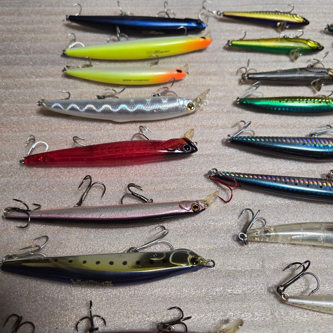 シーバスルアーセット　38個　VS3040ケース付き　ローリングベイト悟空