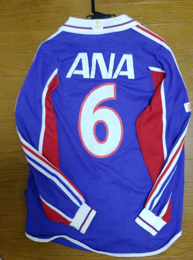 上野選手実使用　直筆サイン入り　横浜Fマリノス　松田直樹選手、岡田監督