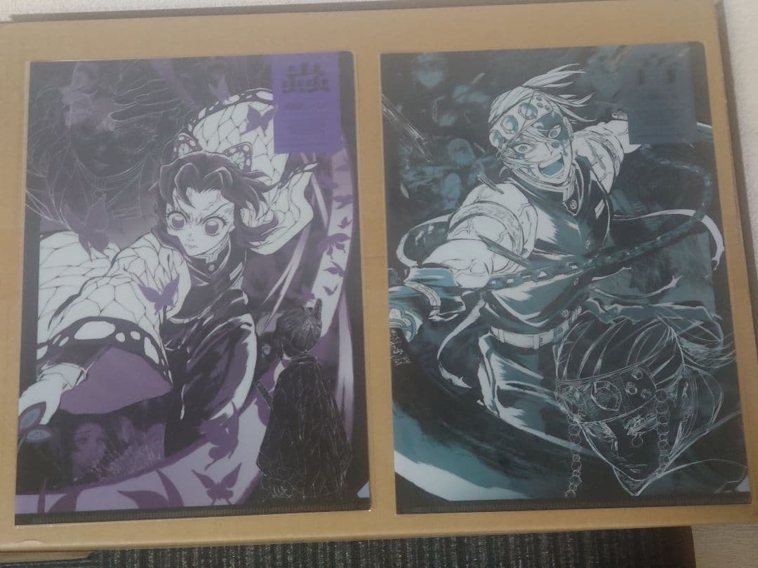 鬼滅の刃 柱展 アートビジュアルA4クリアファイル(未開封)コンプリート