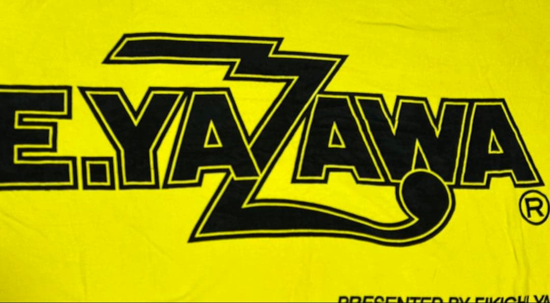 【新品未使用】E.YAZAWA スペシャルビーチタオル　イエロー　矢沢永吉