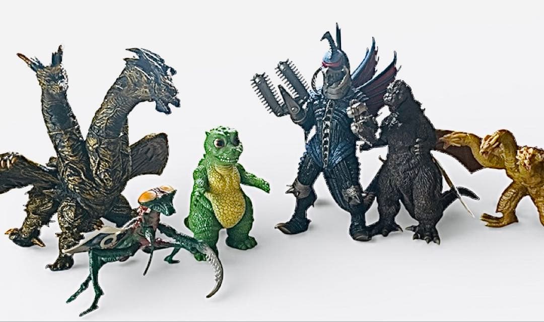 ゴジラ　ソフビまとめ売り6点オマケあり