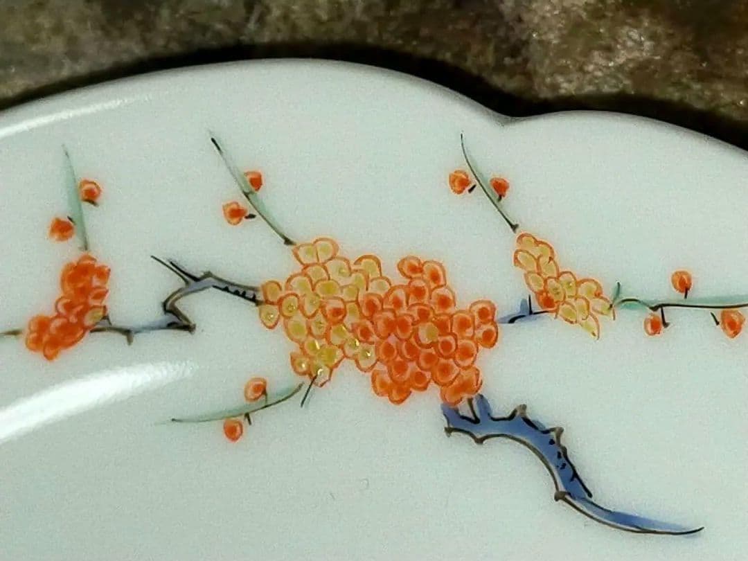 ♥未使用♥　人間国宝　♥　13代　♥　酒井田柿右衛門　♥　皿　５枚　共箱付き