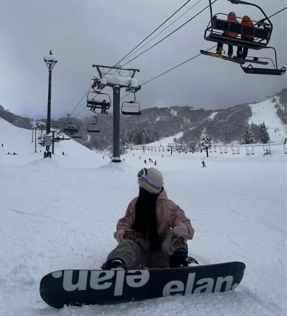 最終値下げASHGREEMスノーボードウェア 上下セット ピンク