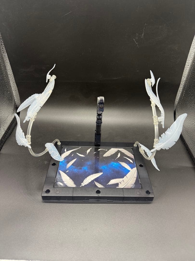 RG ウイングガンダム ゼロ EW全塗装完成品 セラフィムフェザー付き