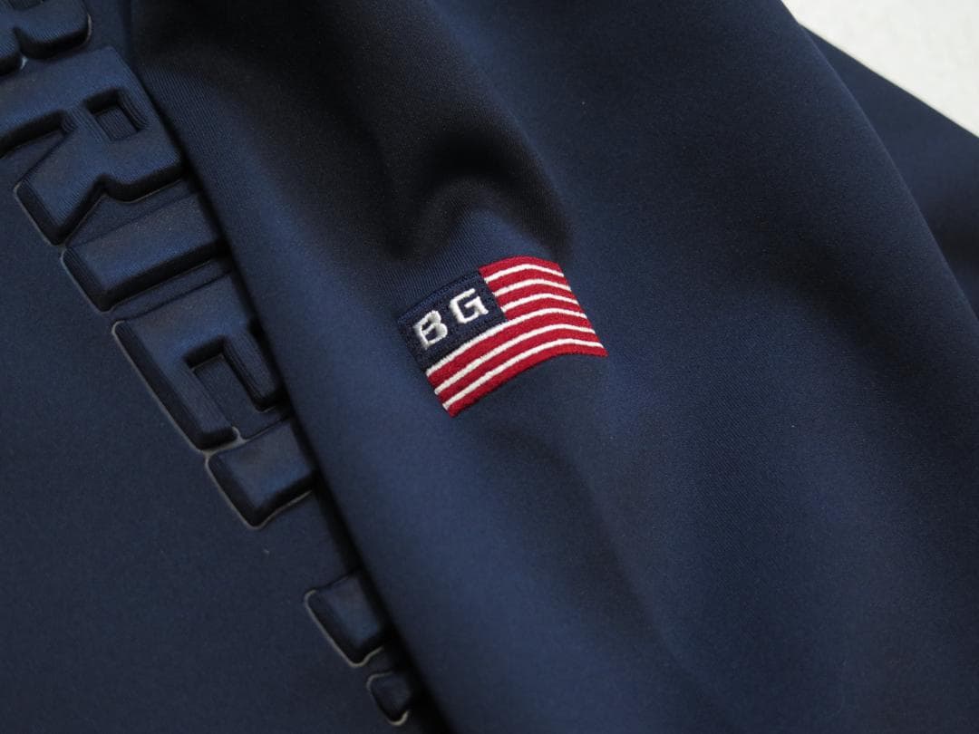 ⓂBRIEFING GOLF ブリーフィングゴルフ3Dロゴパーカーネイビー