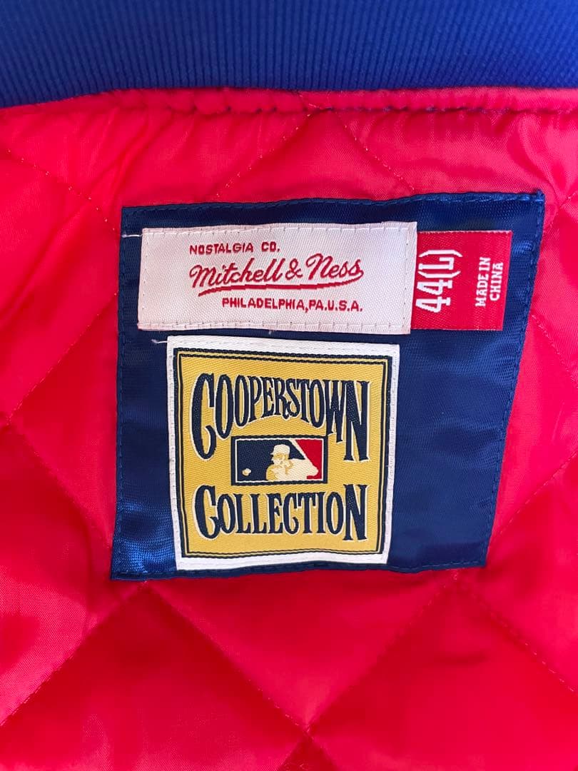 ミッチェルアンドネス　ATLANTA BRAVES スタジャン