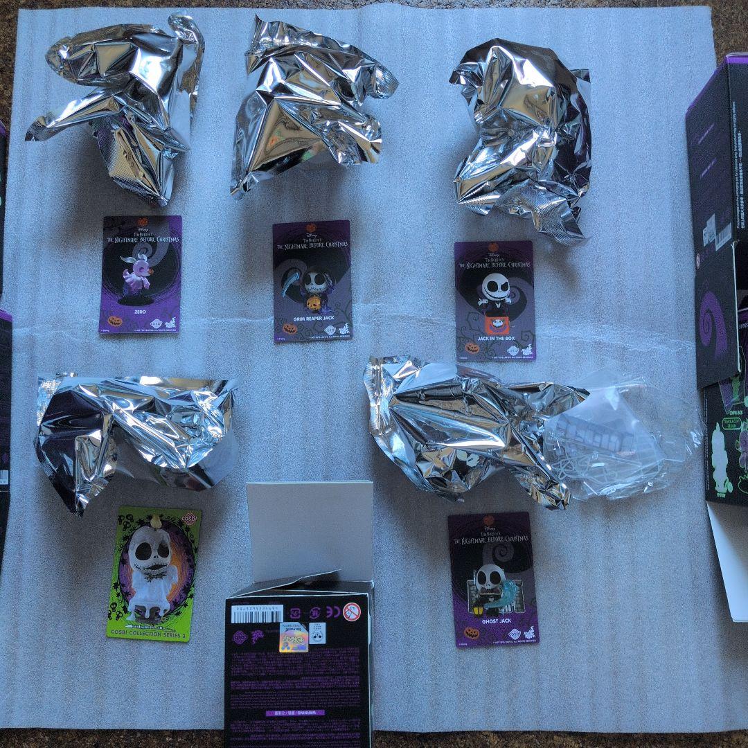 コスビ　ナイトメア・ビフォア・クリスマス フィギュア　新品5種まとめ売り