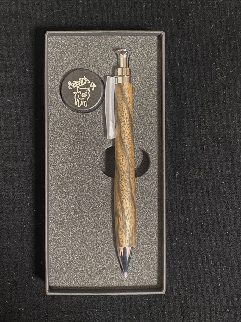 こぶた工房 シャープペンシル 黒柿 極上0.5mm