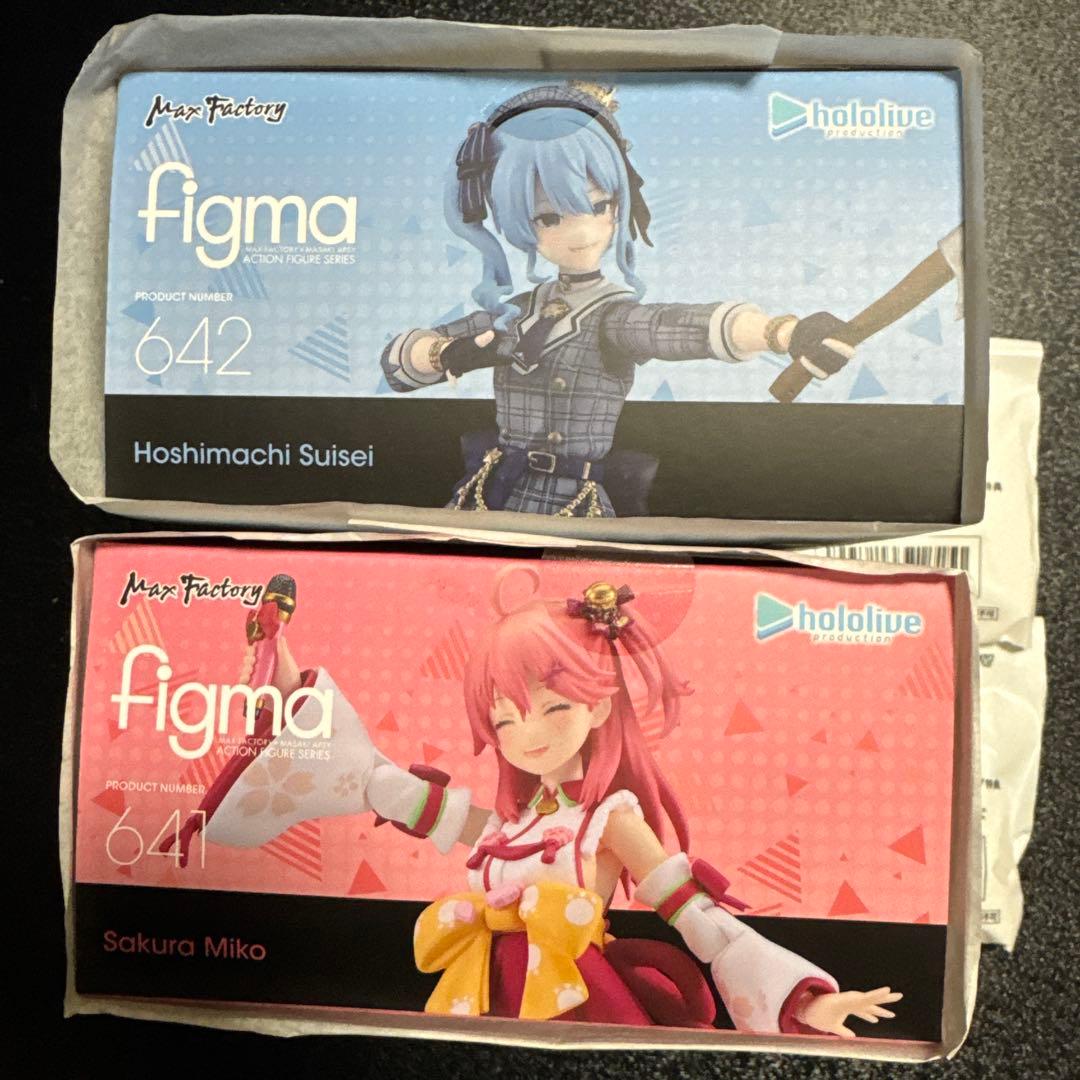 figma さくらみこ 星街すいせい　特典付きセット　未開封