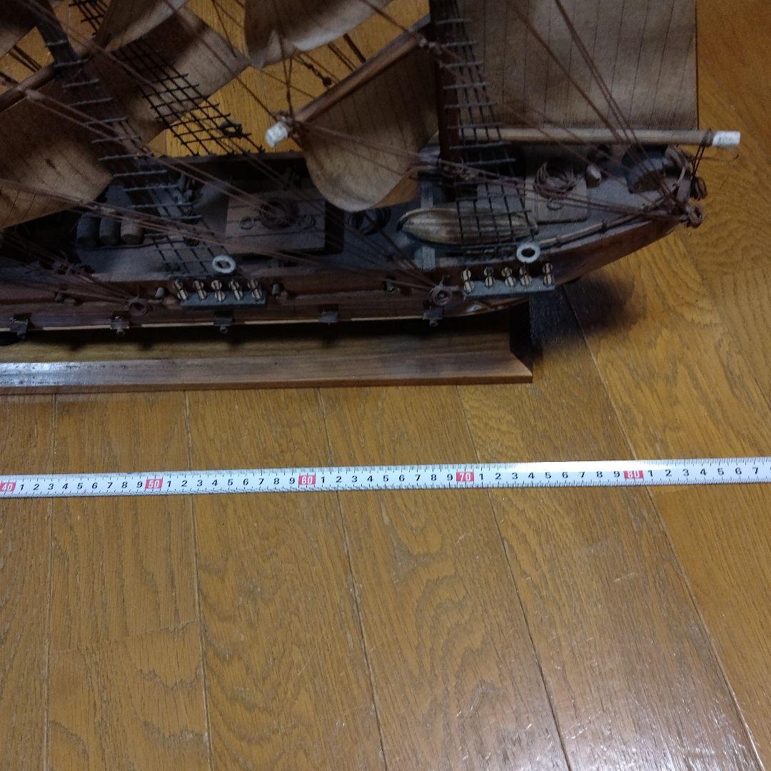 アンティ―ク！木製帆船模型 約80cm