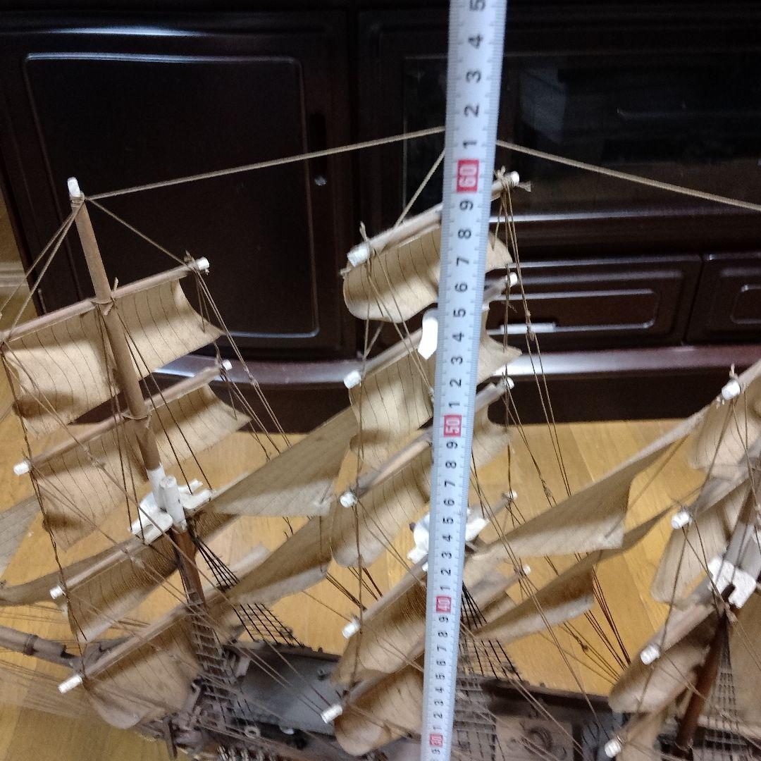 アンティ―ク！木製帆船模型 約80cm